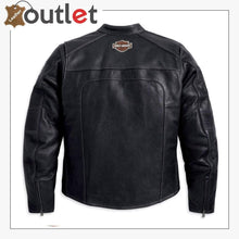 Load image into Gallery viewer, Harley Davidson Men’s Regulator Perforated Black Leather Jacket
