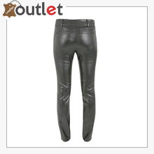 Load image into Gallery viewer, New Style Leather Biker Jeans Pants