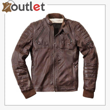 Load image into Gallery viewer, Ghom Motorcycle Leather Jacket