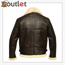 Load image into Gallery viewer, MEN B3 BOMBER AVIATOR SHEARLING SHEEPSKIN LEATHER WINTER JACKET Leather Outlet