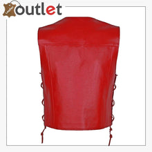 Load image into Gallery viewer, MEN’S MOTORCYCLE VEST TACTICAL SWAT STYLE LEATHER VEST