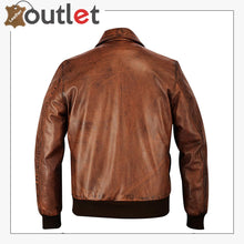Load image into Gallery viewer, Mens A2 Real Goatskin Leather Pilot Flying Jacket Leather Outlet