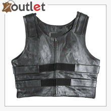 Load image into Gallery viewer, Mens Style Leather Motorcycle Vest - Leather Outlet