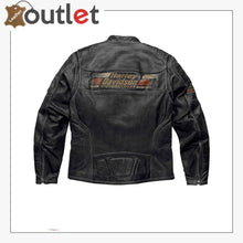 Load image into Gallery viewer, Mens Harley Davidson Classic Motorcycle Leather Jacket