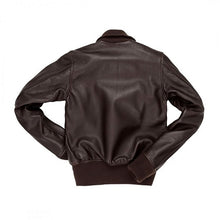 Laden Sie das Bild in den Galerie-Viewer, Men’s Navy Amelia Flight Leather Jacket Leather Outlet