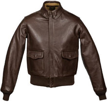 Load image into Gallery viewer, Men’s USAAF A-2 Bomber Brown Jacket Leather Outlet