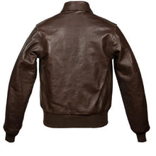 Load image into Gallery viewer, Men’s USAAF A-2 Bomber Brown Jacket Leather Outlet