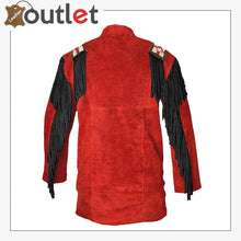 Load image into Gallery viewer, Mens Western Suede Leather Jacket