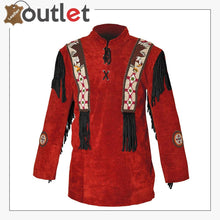 Load image into Gallery viewer, Mens Western Suede Leather Jacket