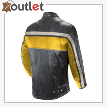 Load image into Gallery viewer, Old School Fashion Leather Jacket For Men