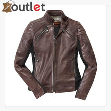 Load image into Gallery viewer, Semnan Ladies Motorcycle Leather Jacket