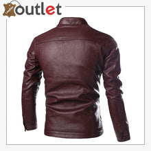 Load image into Gallery viewer, Slim Fitt Fashion Leather Jacket For Men
