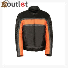 Laden Sie das Bild in den Galerie-Viewer, TEXTILE MEN'S RACER MOTORCYCLE JACKET