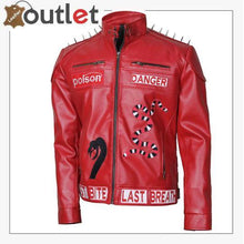 Load image into Gallery viewer, Bite Last Breath Studded Biker Jacket