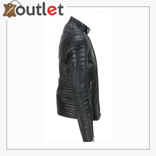 Load image into Gallery viewer, Vintage Designer Quilted Panel Style Sheep Leather - Leather Outlet