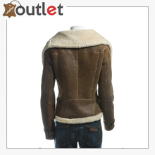 Load image into Gallery viewer, Women Oversize Fur Collar Leather Jacket