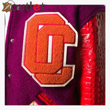 Load image into Gallery viewer, Women New Sateen Bomber Varsity Jacket - Leather Outlet