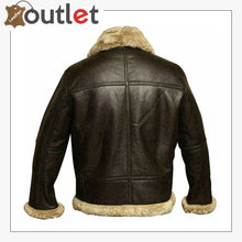Load image into Gallery viewer, Women RAF B3 Pilot Winter Real Shearling Sheepskin Leather Bomber Aviator Jacket - Leather Outlet