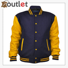 Load image into Gallery viewer, Women Varsity Jacket Genuine Leather