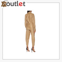 Load image into Gallery viewer, Hattie faux leather shirt