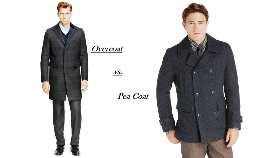 How a Pea coat is different from a Trench Coat?