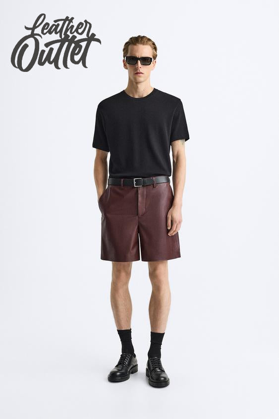 What Tops Go Best with Men’s Leather Shorts?