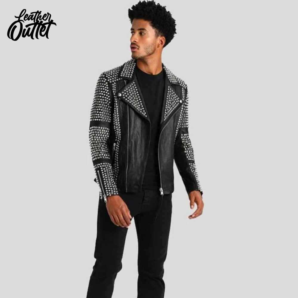 Why are studded jackets considered rebellious