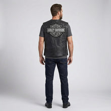 Load image into Gallery viewer, Men’s Passing Link Genuine Leather Vest – Harley-Style Biker Club Cut
