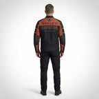Men’s Gastone Colorblocked Riding Jacket – Harley Style Motorcycle Jacket