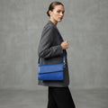 Women's Blue  Leather Shoulder Bag