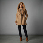 Buy Women's Lite Brown Sheepskin Coat