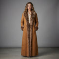 Buy Women's Brown Sheepskin Coat