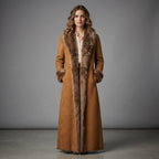 Buy Women's Brown Sheepskin Coat