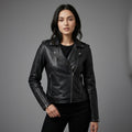Women's Black Leather Jacket