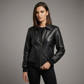 Women's Black Leather Jacket