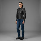 Women's Black Leather Jacket