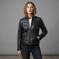Women's Black Leather Jacket