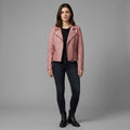 Buy Women's Pink Leather  Jacket