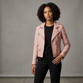 Buy Women's Pink Leather  Jacket