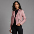 Buy Women's Pink Leather  Jacket
