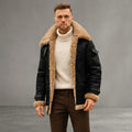 Men's Premium Shearling Fur Leather Jacket
