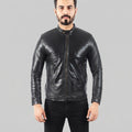 Men's Black Biker Jacket