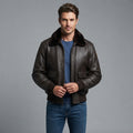 Men's G-1 Military Flight Aviator Bomber Jacket