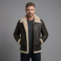 Men's B3 Style Sheepskin Leather Jacket