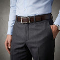 Mens Belts Soft Genuine Full Grain Cow Leather Belt