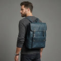 Stylish Zinc Leather Backpack