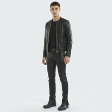Load image into Gallery viewer, Men’s Leather Biker Pants – Motorcycle Riding Pants
