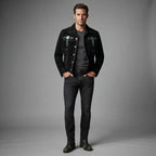 Men's BlackScully Leather Jacket