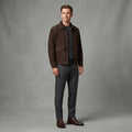 Men's Brown Suede Jacket