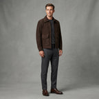 Men's Brown Suede Jacket